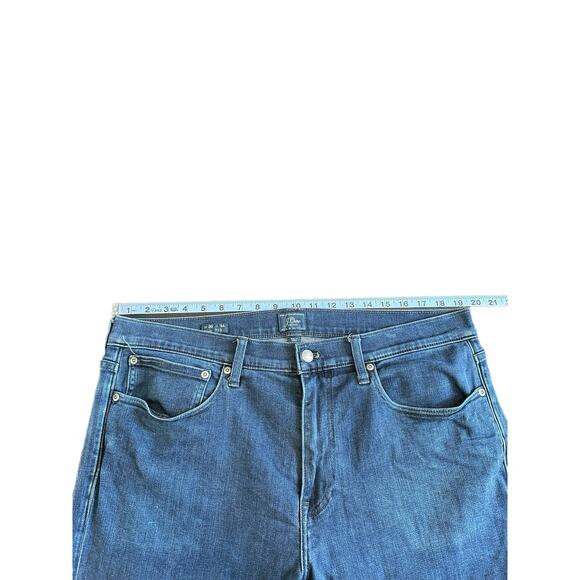 J.Crew Men's Medium Deep Lake Wash 770 Straight Fit Stretch Jean Size 36x34 - Picture 7 of 10